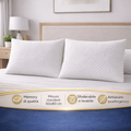 Coppia di Cuscini in Memory Foam